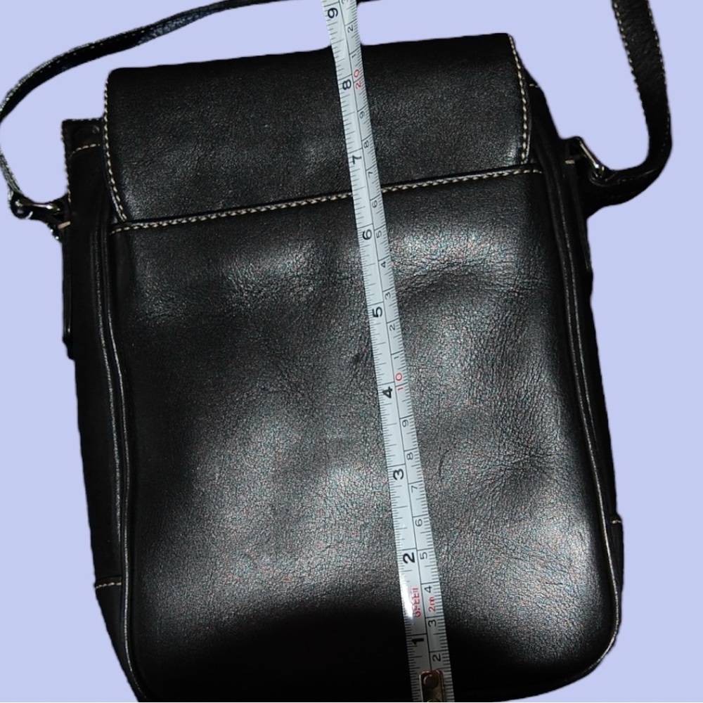 Coach Vintage Camera Crossbody Black Leather Bag Flap Style K0S-7775 NWOT - Picture 3 of 13